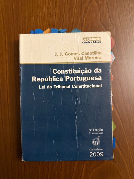 Livro Constituição da República Portuguesa