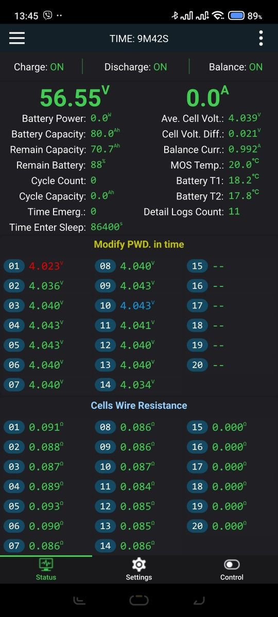 Акумулятор 48в з BMS 4.2кВт.