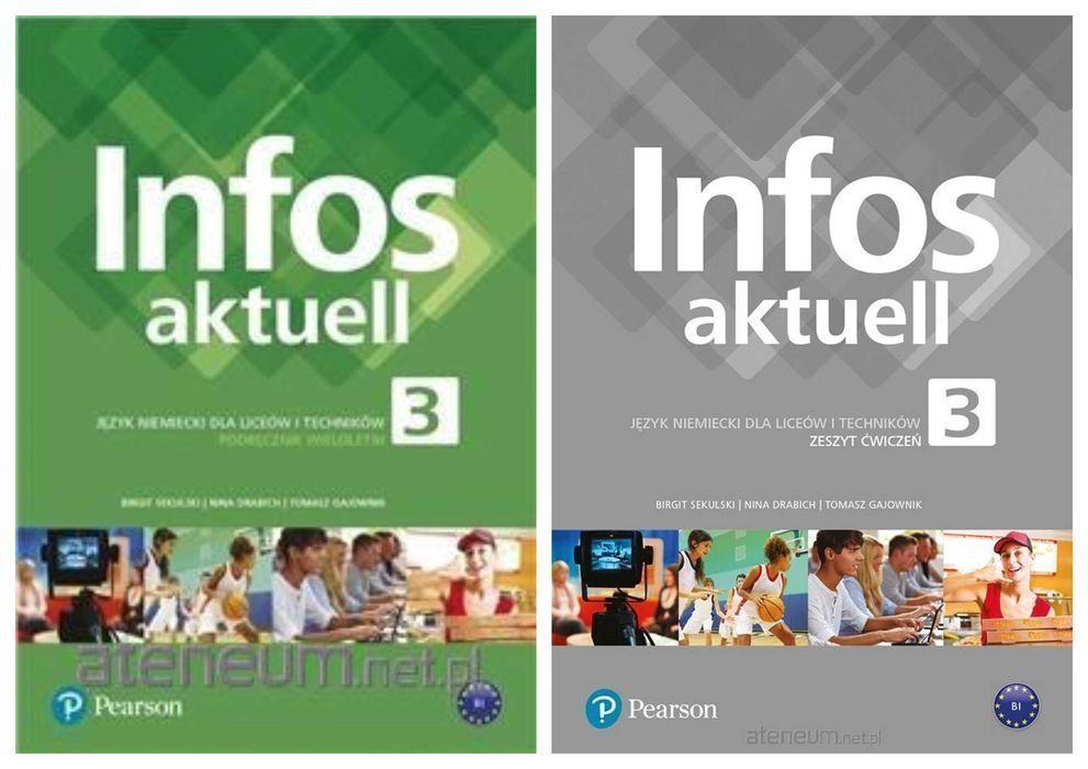 ^NOWE^ INFOS AKTUELL 3 Podręcznik + Ćwiczenia Longman Pearson