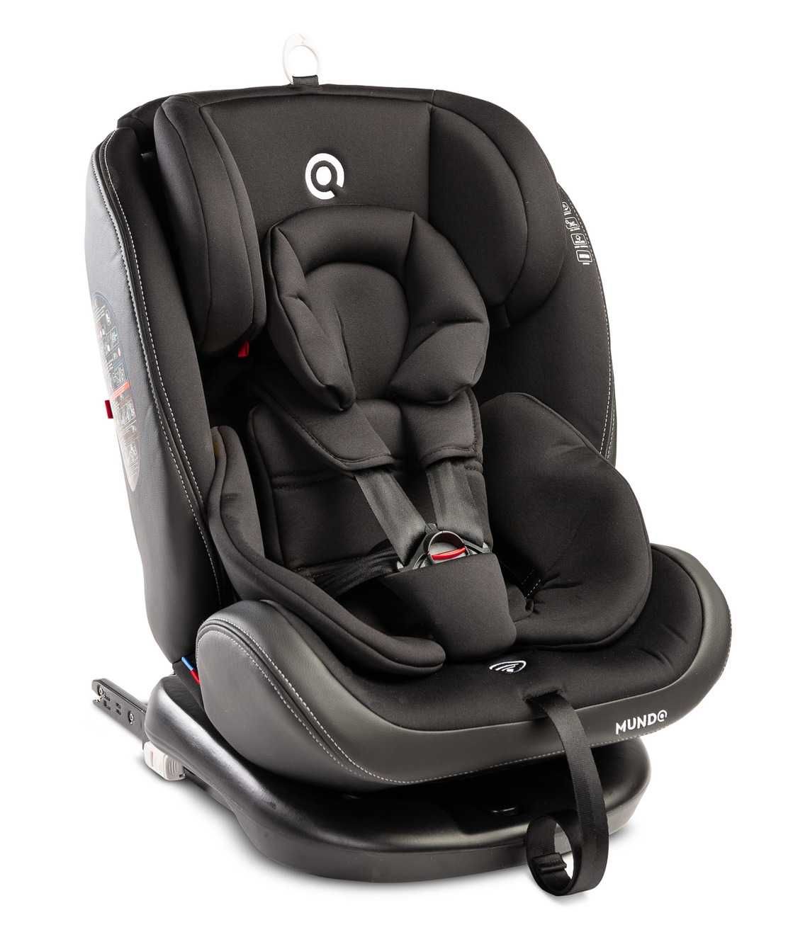 Fotelik samochodowy MUNDO black 0-36kg ISOFIX - możliwe zakupy na RATY