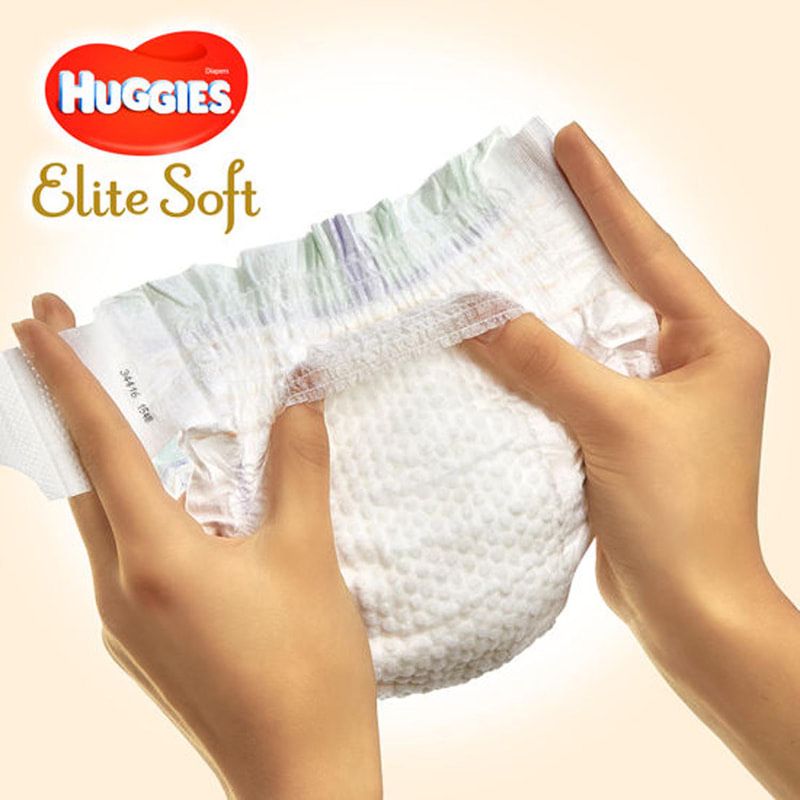 Huggies Elite Soft 2 р. (4-6 кг.) 82 шт.
