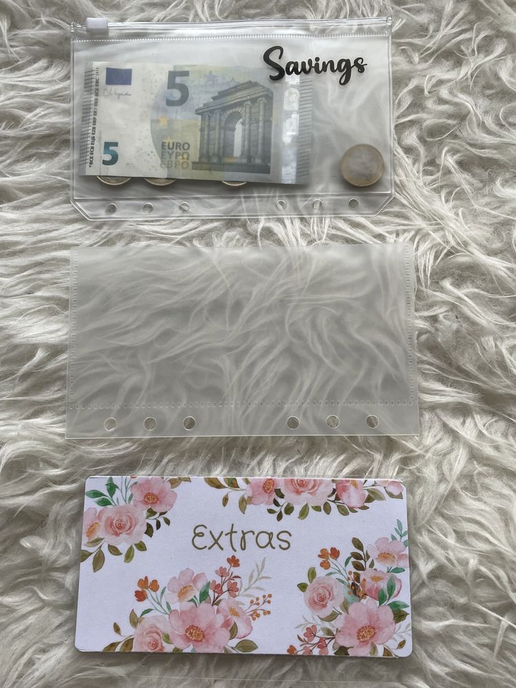 Capa Personal com 6 envelopes para despesas, nova