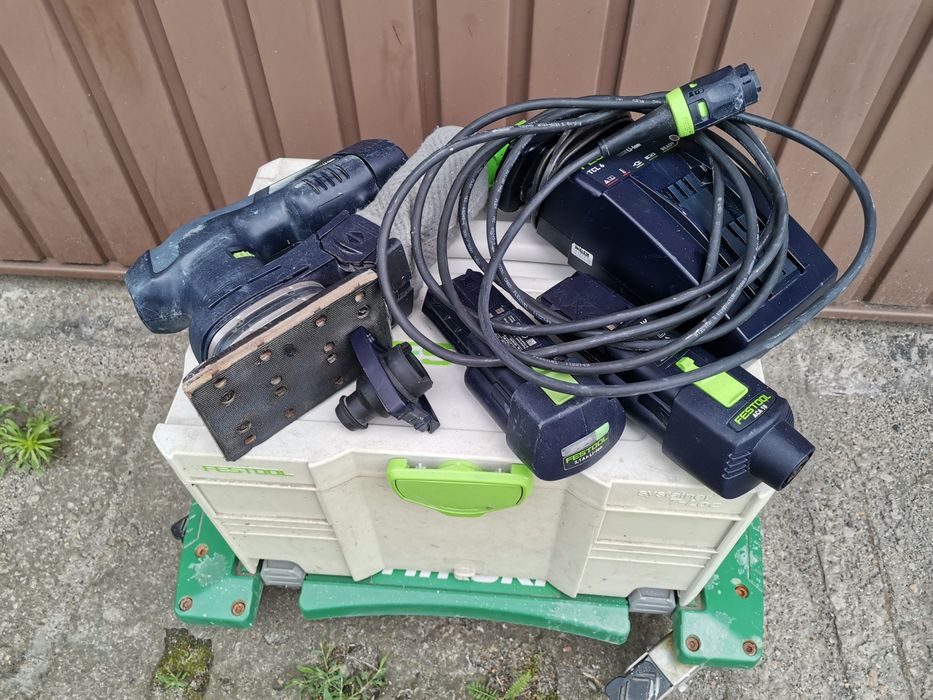 Festool DTSC400 aku szlifierka oscylacyjna 18v +wózek + box