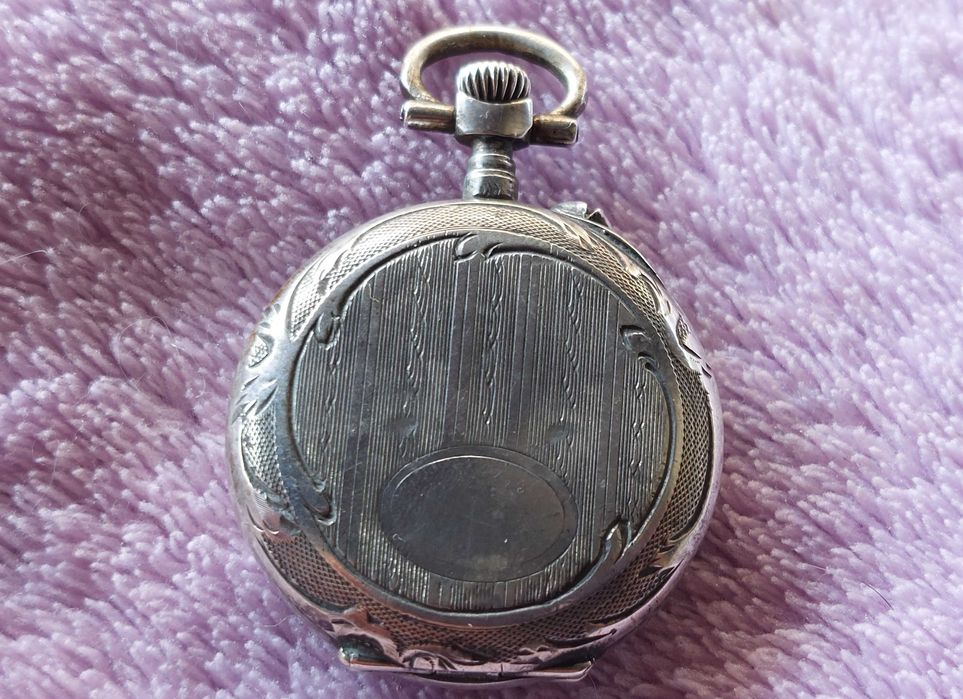 Relogio de bolso em Prata de Senhora [30mm] - 1900