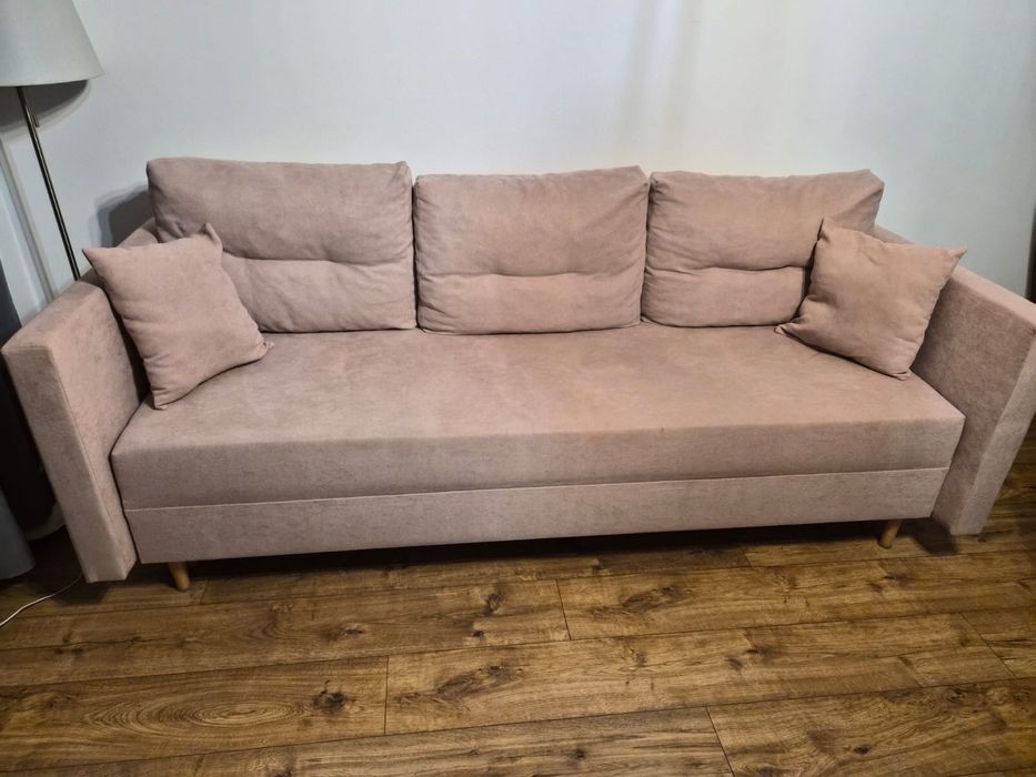 Zestaw sofa fotel uszak i podnóżek