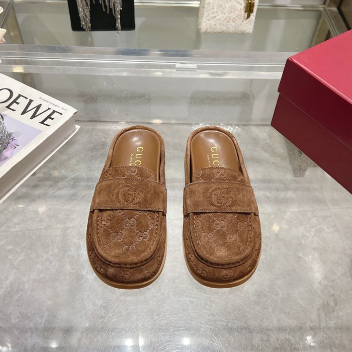 Klapki Mule! Gucci zamszowe/welurowe premium jakiść!36-42