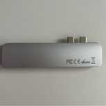 satechi pro hub adapter macbook silver