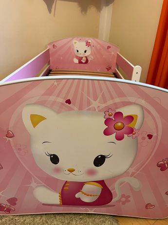 Łóżko dziecięce 160x80 Hello Kitty