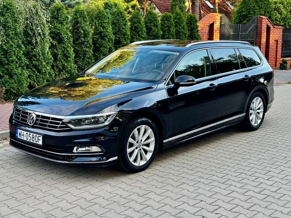 Volkswagen Passat DSG R-Line Ideał Serwis ASO TOP LED NAVI Alcantara RADAR Hak Zamiana