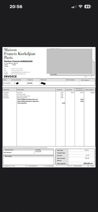 Maison Francis Kurkdjian Grand Soir edp 70ml