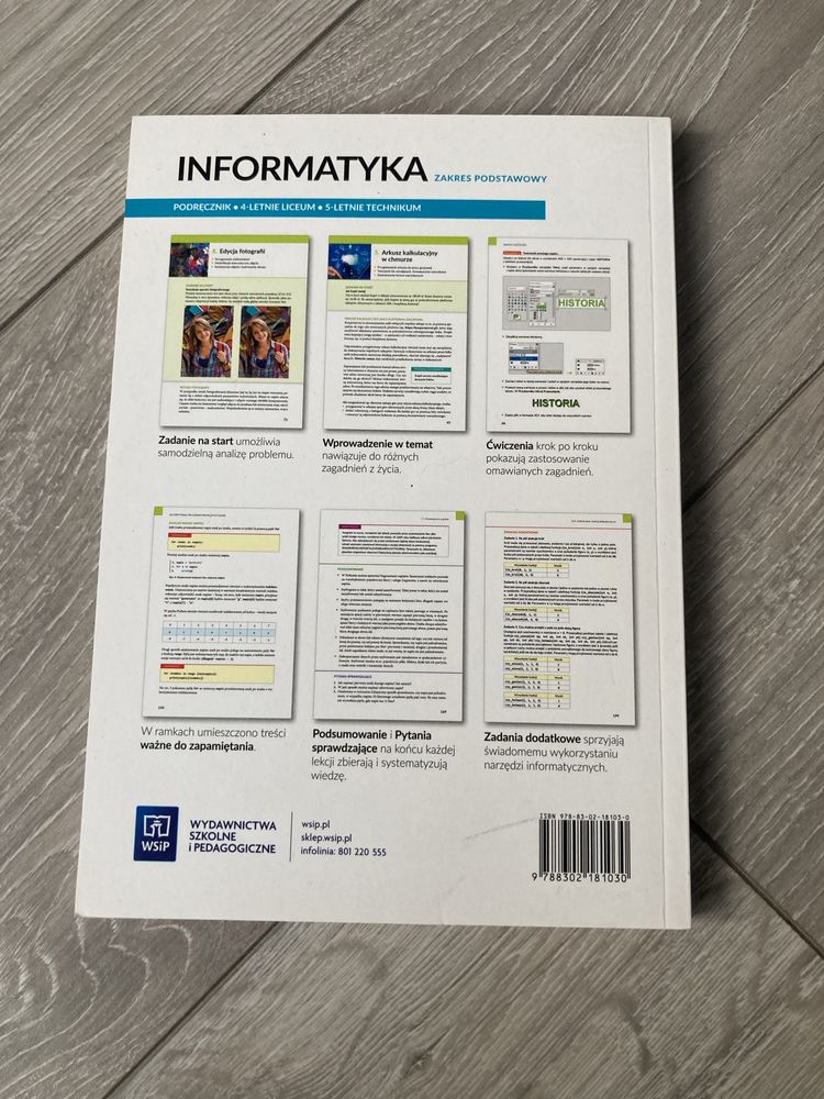 Informatyka 1 podręcznik technikum liceum