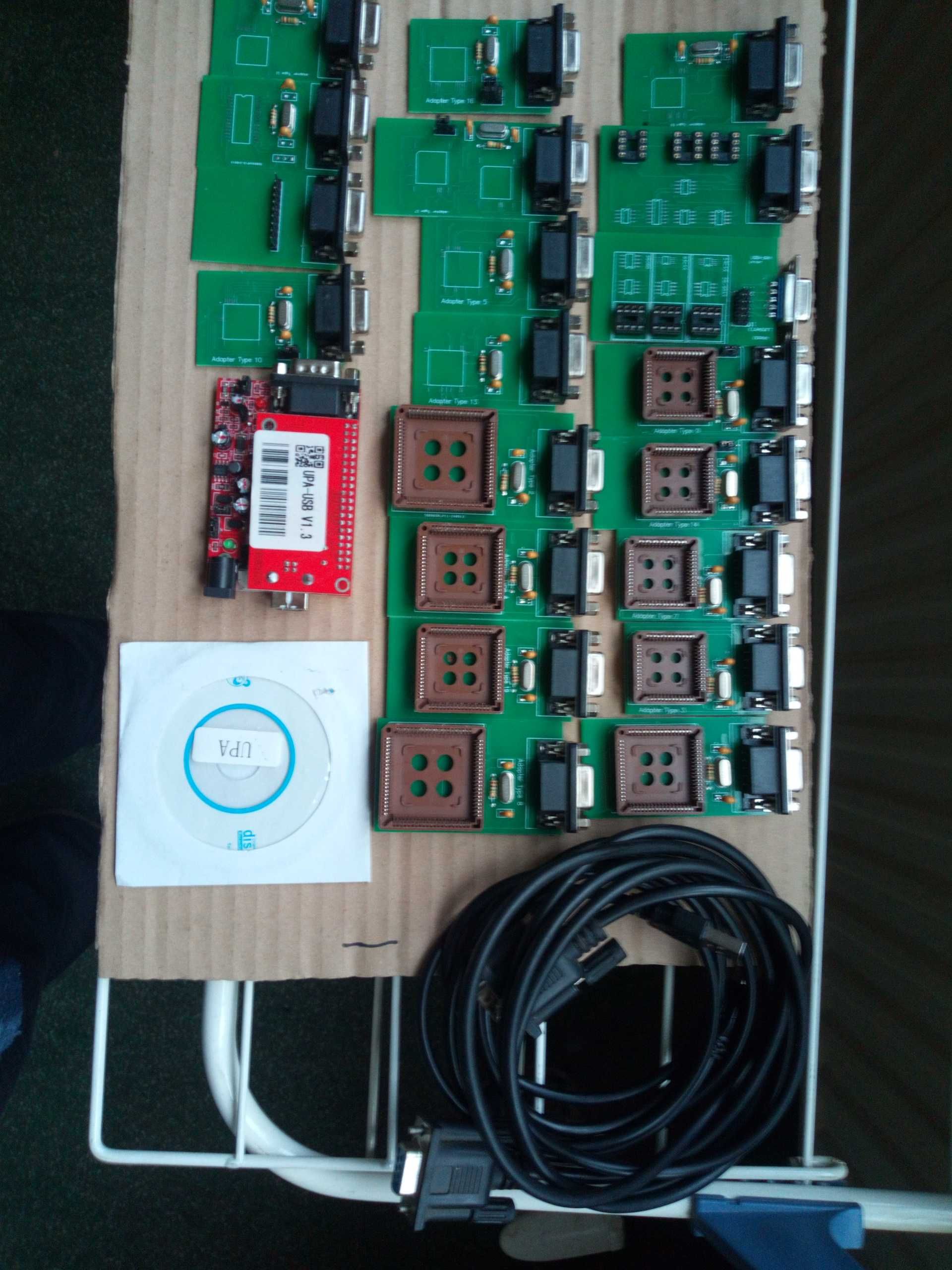 Programator UPA-USB 1.3 plus 20 adapterów