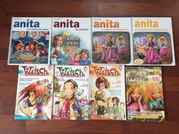 Livros Anita, Witch e Wink como novos