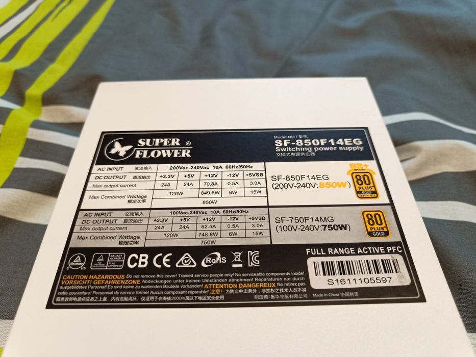 Блок питания Super Flower Leadex II 850W Gold