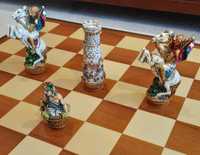 Ekskluzywna włoska szachownica z figurami DAL NEGRO TREVISO