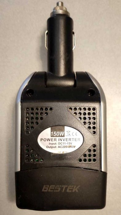 AUTO POWER INVERTER 150W  "BESTEK" (11-15V to 220-240V)