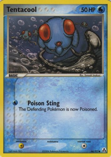Pokemon Card - Tentacool 50 HP