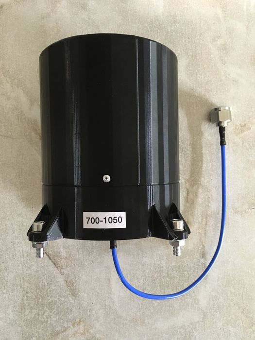 Антена квадрофілярна для РЕБ, 700-1050 MHz, купольна