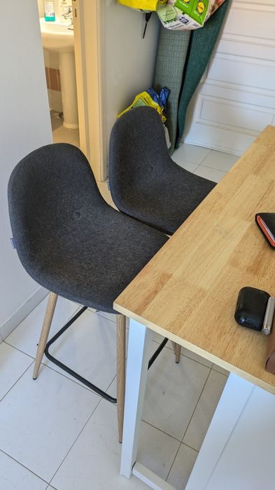 Cadeiras de Bar  tecido anti-gato