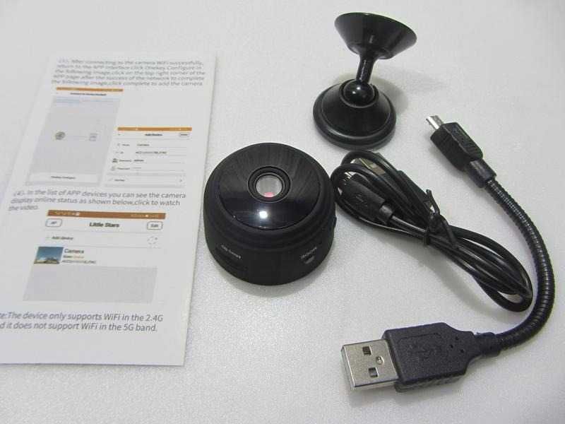 Мини скрытая ip камера видеонаблюдения Wi-Fi c онлайн доступом 12мп
