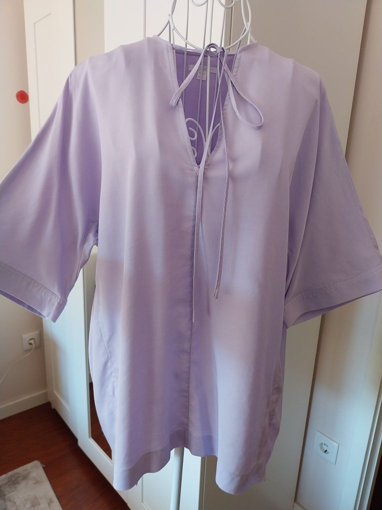 Blusa Lilás, COS, efeito oversize, Tamanho 36, excelente estado