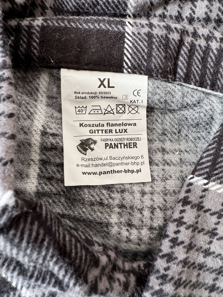 Koszula flanelowa xl BHP 100% bawełna