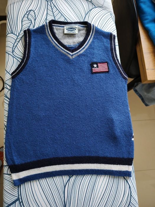 Primigi chłopięcy pulower, bezrękawnik z wełną 86