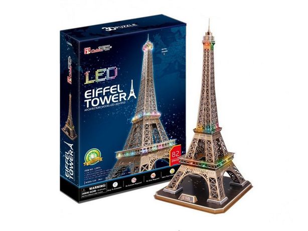 Puzzle 3D Led Wieża Eiffel'a  82El. Dante 20507