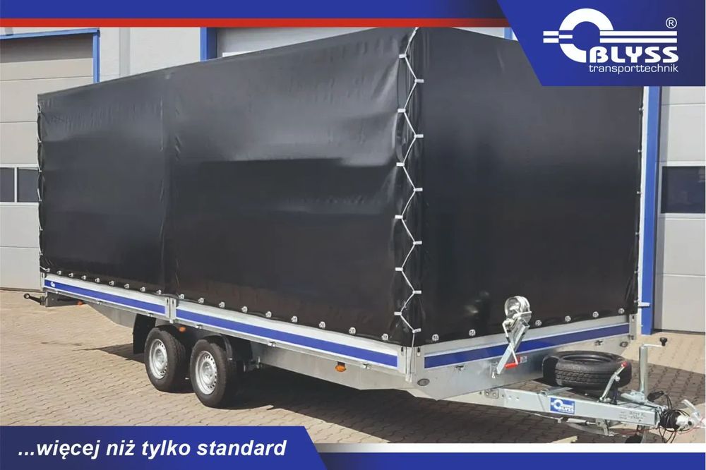 Blyss B356524  Przyczepa spedycyjna 650x245x220cm, DMC 3500kg, 2 osie, plandeka C3565