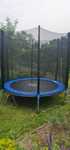 Trampolina FUNFIT Z SIATKĄ i DRABINKA 312 cm