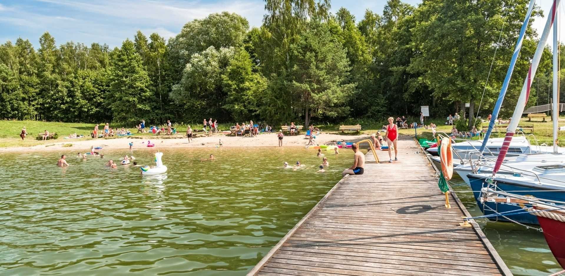 domek letniskowy nad jeziorem Wilkasy Zalesie koło Giżycko