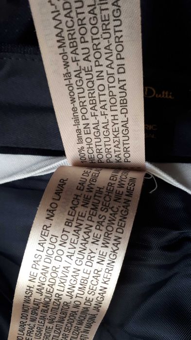 Massimo Dutti - oryginalny damski garnitur wełniany roz.40