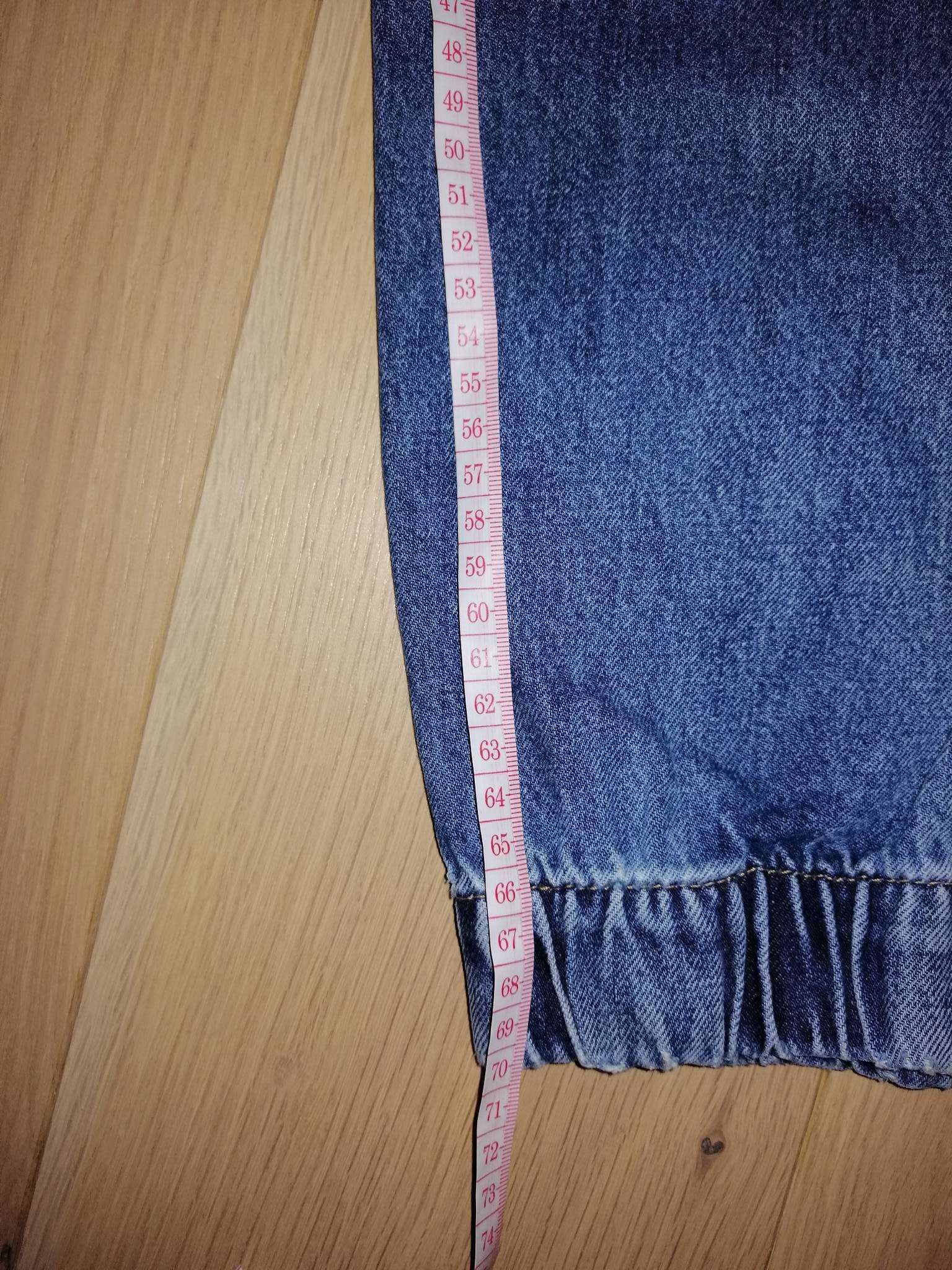 Męskie spodnie joggery jeansowe , rozmiar M