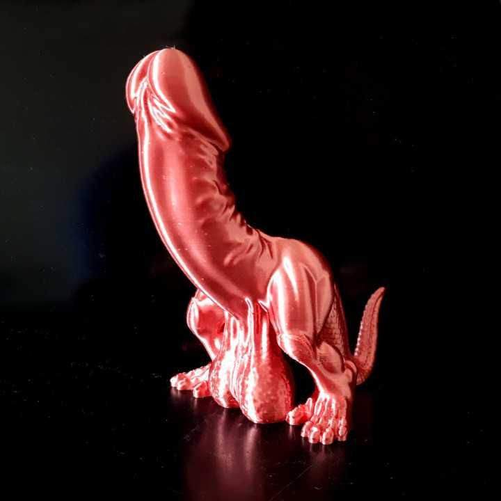 Dinossauro Bípede Peculiar 3D | Presente Divertido Adulto