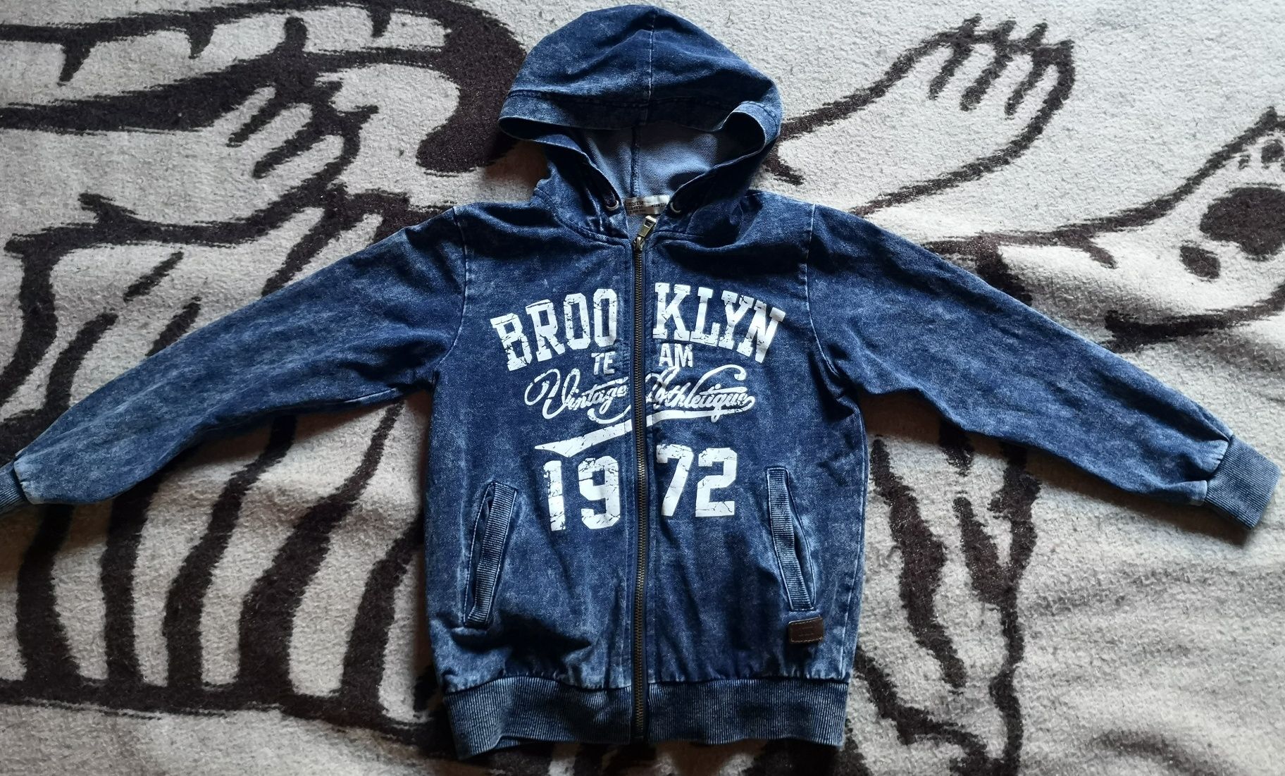 Bluza jeansowa z kapturem