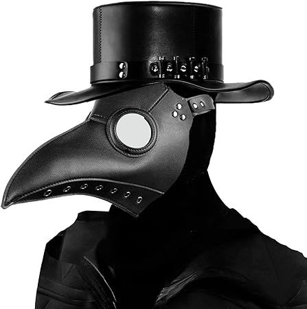 partycostume maska skórzana ptasi dziób