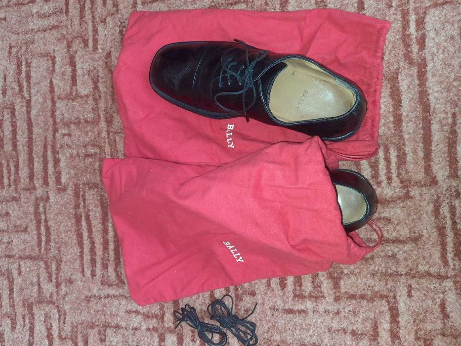 Классические мужские туфли Bally, кожа, р. 44,5 стелька 29 см