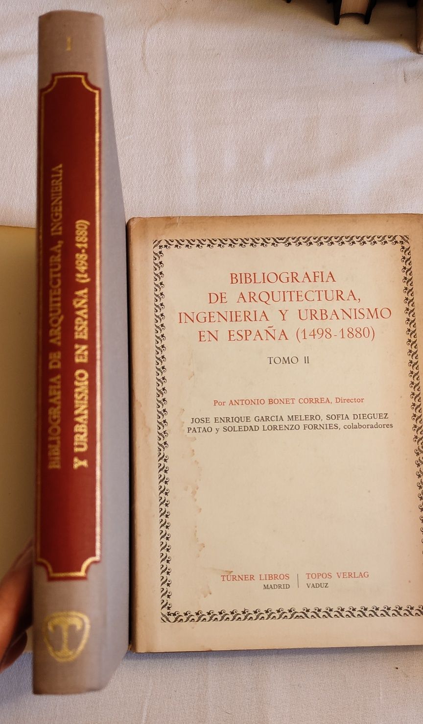 Bibliografia de Arquitetura, Ingenieria y Urbanismo en Espana