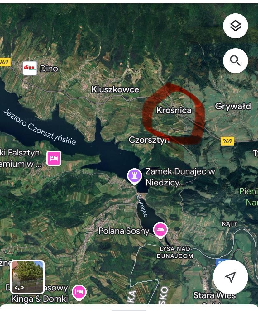 Dom w górach, ogród, stodoła, siedlisko Pieniny - Gorce