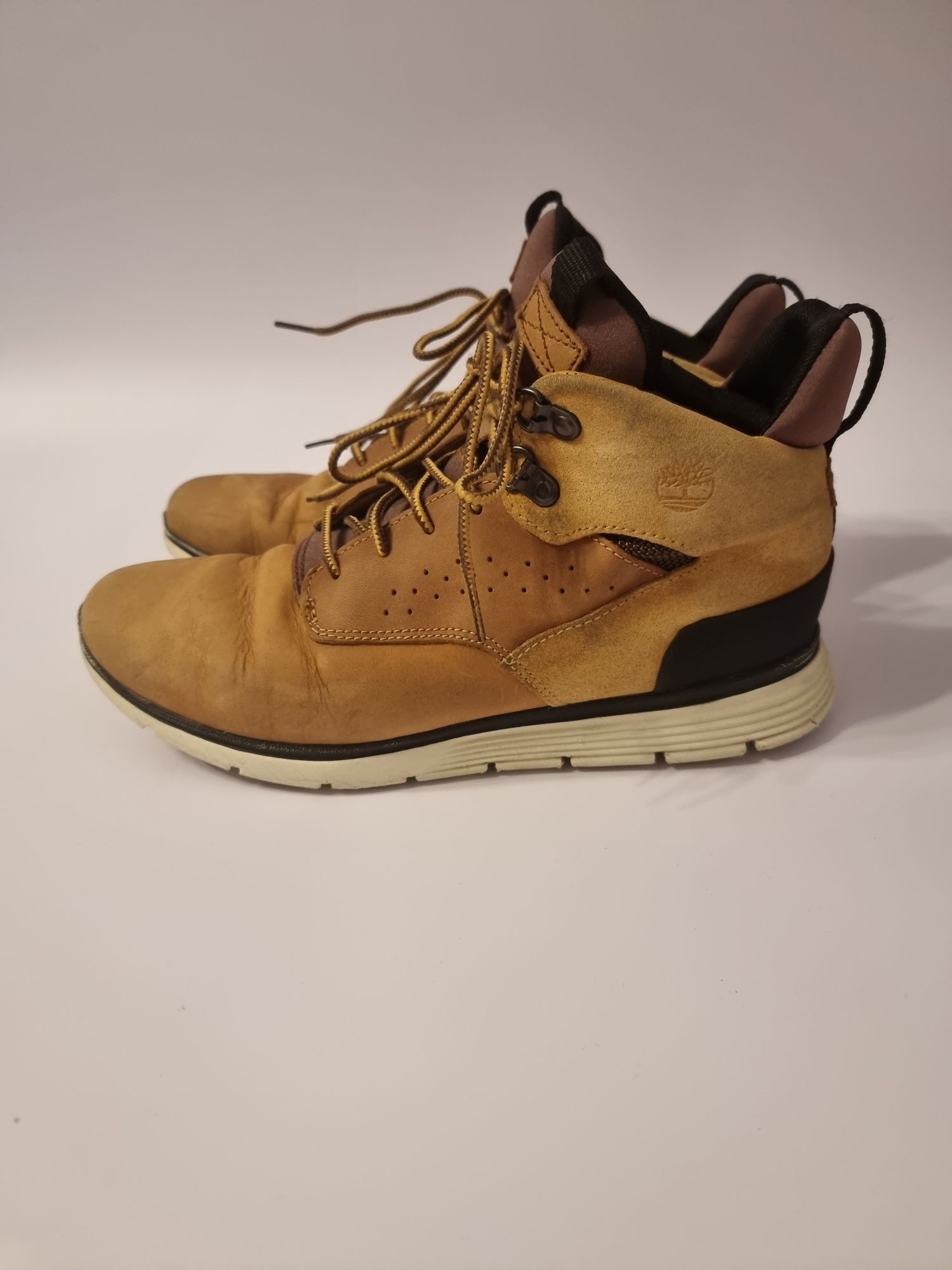 Buty trapery musztardowe skórzane nubuk rozmiar 39 Timberland
