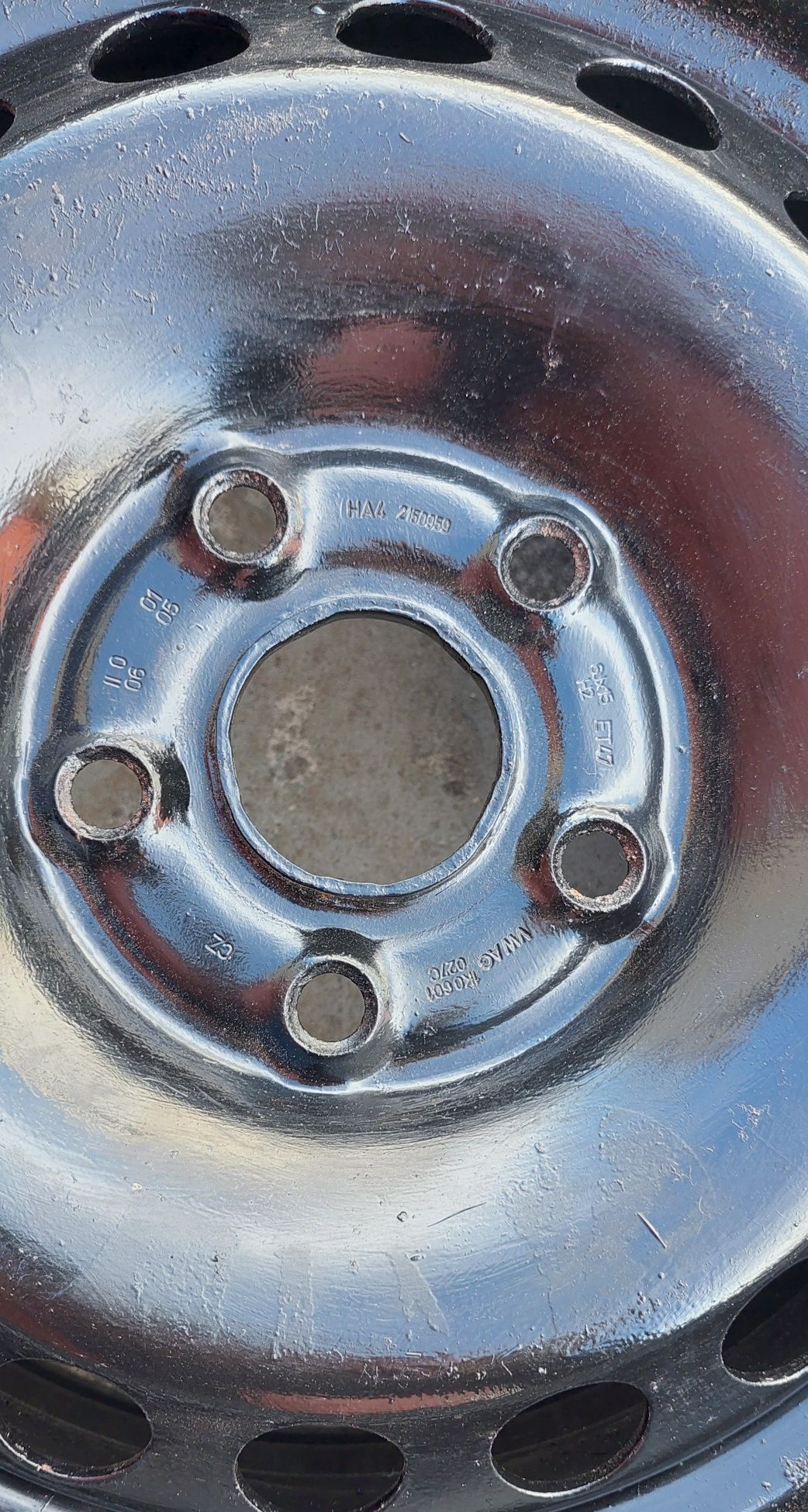 Диски R15 5x112 оригінал VW 1K0601027C та зимова гума Point S 195/65