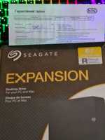 USB HDD диск Seagate Expansion 6Tb, новий в плівках оф.гарантія 24міс.