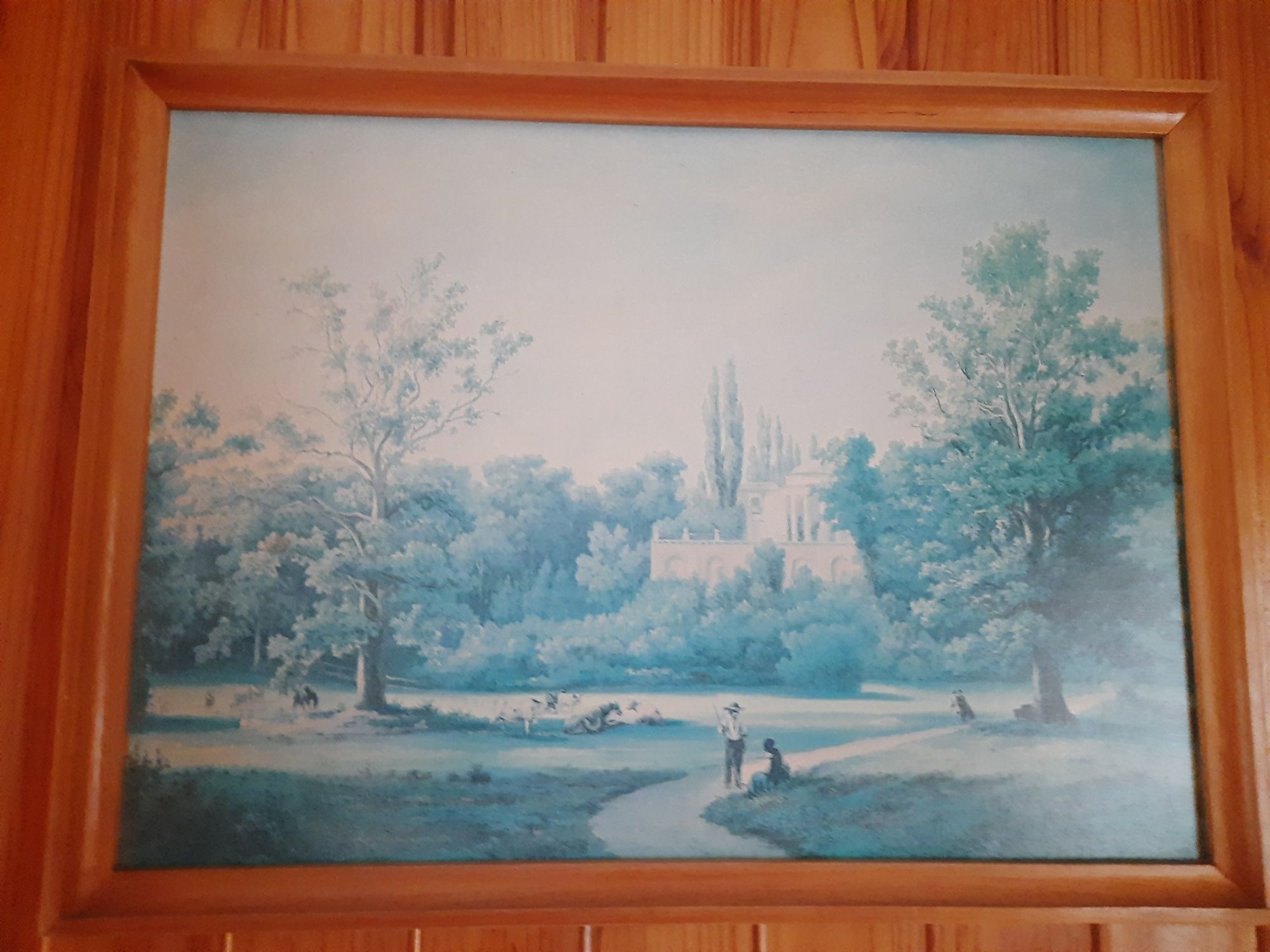 Replika obrazu "Zdjęcie" widok pałacu w Natolinieie