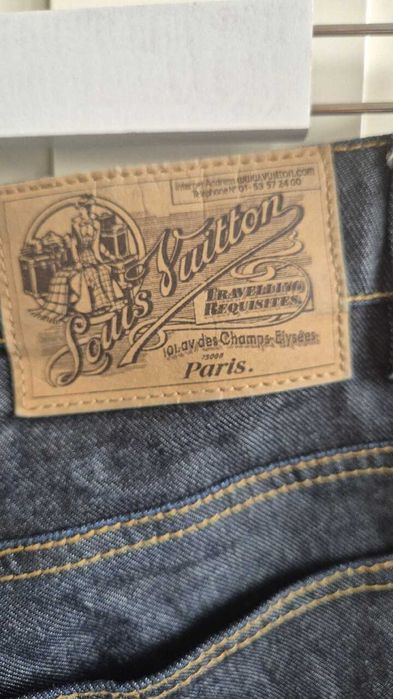 Oryginalne Dżinsy Louis Vuitton - Klasyczny Fason Made In Italy 34 XS