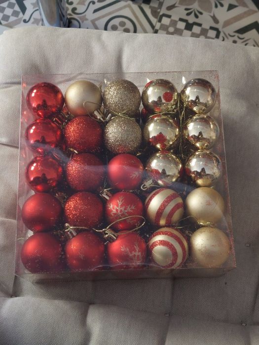 Conjunto de 50 bolas de Natal