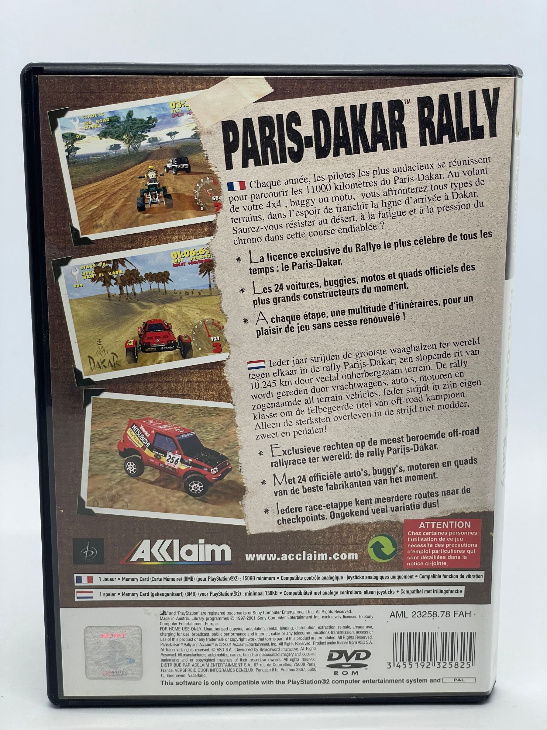 Paris-Dakar Rally PS2