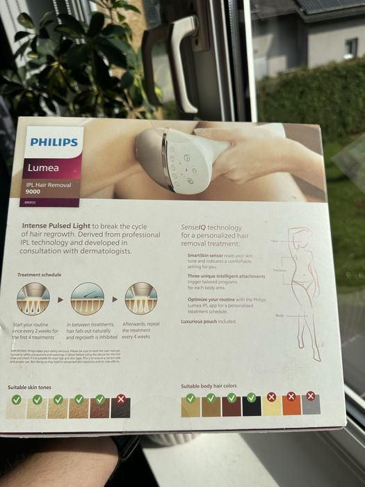 Depilator PHILIPS LUMEA IPL BRI955/00 3 nasadki