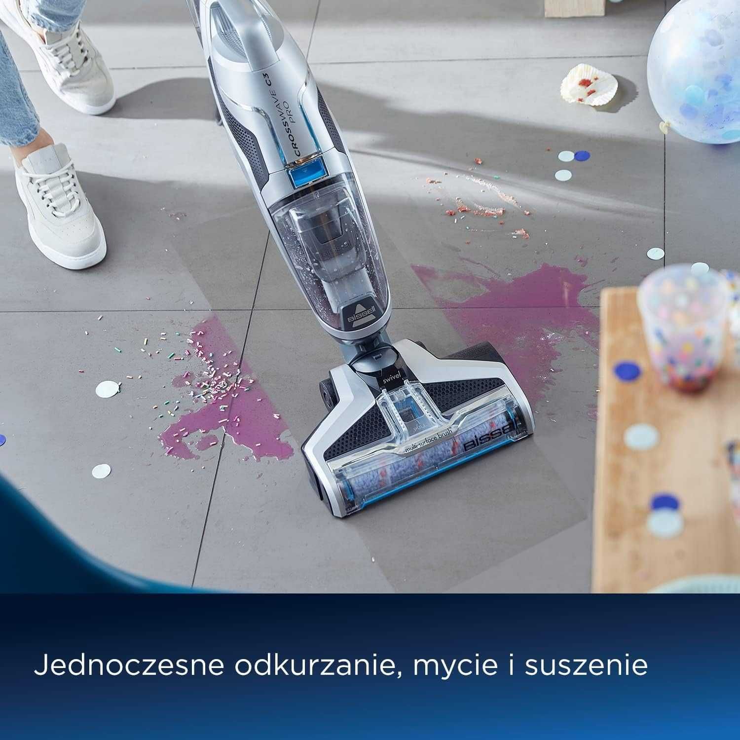 BISSELL CrossWave C3 Pro | 3 w 1 Odkurzacz na Mokro i Sucho