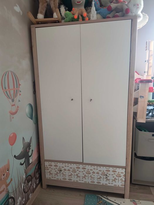 Szafa z komoda dziecięca