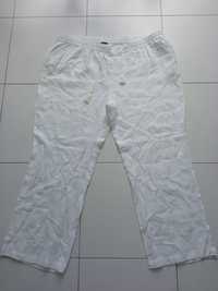 Лляні штани великий розмір білі